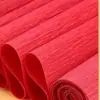 Flor de rosa origami papel enrolado cor papel crepom flor artificial material para fazer flores papel DIY fábrica de papel crepom atacado