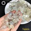 Cristal de Topázio Natural Britado Pedrinhas de Topázio Pedra de Desmagnetização Pedra para Aquário Decoração de Paisagem Produto Transfronteiriço