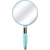 Espejo de mano espejo pequeño para salón de belleza afeitado de hombres doble cara con aumento espejo de mano HD portátil espejo cosmético