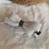 Pinza para el pelo de lunares estilo coreano con lazo, de alta gama y elegante, adecuada para recogidos en la parte posterior de la cabeza, pinza de resorte, pinza banana, versátil para el uso diario