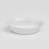 Amazon Tazón de Cerámica Celebridad de Internet Tazón de Sopa Coreano Simple Blanco Puro Tazón de Postre Tazón de Ensalada con Forma Especial Tazón de Cereal para el Desayuno
