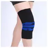 Rodilleras Deportivas Elásticas Transpirables para Exteriores para Hombres y Mujeres Almohadillas para Piernas Tejidas con Resorte Antideslizante de Silicona Equipo Protector para Correr Baloncesto Montañismo