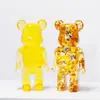 Urso Violento Criativo Decoração de Casa Pedras de Cristal Animal de Desenho Animado Urso Violento Anel de Decoração Caixa Surpresa Presente