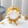 Touca de Tricô Versátil para Bebê Outono e Inverno, Touca de Lã Tricotada Fofa, Touca Quente com Proteção para Orelhas para Meninos e Meninas, Touca de Desenho Animado Super Fofa