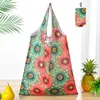 Fabricante en stock bolsa de compras plegable pequeña compras de supermercado protección ambiental bolsa portátil para teléfono móvil conveniente impresión bolsa de poliéster