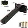 Suporte de Canto Espessado Suporte Triangular de Carga Suporte Simples Suporte de Prateleira Quadrado para Montagem na Parede