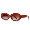 Gafas de Sol Modernas Retro de Marca Grande Europeas y Americanas Estilo Gafas de Sol de Color Tinta Versátiles y Modernas para Mujer Espejos Planos Anti-Luz Azul 9248