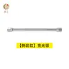 Tubo Redondo de Aleación de Aluminio de 8 mm Estilo Columna Barandilla Gabinete Barra de Protección Metálica Barra Decorativa para Estanterías y Gabinetes de Vino