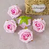 Flores de Rosa Multicolor Tela Decoración de Boda Flores de Seda Materiales de Flores Artificiales Hecho a Mano DIY Ramillete Accesorios para el Peinado 18 Colores