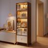 Estante de TV Estante de Livros Rack de Armazenamento de Chão Armário de Armazenamento para Sala de Estar Armário de Armazenamento Estante de Exibição Estante de Livros Doméstica contra a Parede