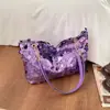 Bolso de Hombro Único de Nuevo Diseño de Nicho Transfronterizo 2026 para Mujer, Bolso de Moda para Mujer con Lentejuelas Personalizadas de Tendencia, Bolso Cruzado
