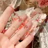 Anillo Camellia Midsummer Dream Serie Diamante Rosa para Mujer, Chapado en Oro de 18K Microincrustado Estilo Coreano Ultra Brillante Joyería de Pulsera de Lujo Ligero