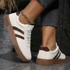 Zapatillas Blancas para Mujer para Comercio Exterior, Nuevas 2025 Primavera y Otoño Ins Tendencia Estilo Coreano Versátiles Estudiante Casual Deportivas Planas