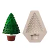 Varios Moldes de Silicona para Pasteles Fondant Serie Copo de Nieve Navideño, Moldes para Hornear Decoración de Gomitas Árbol de Navidad