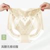 Ropa interior delgada Jacquard Seda de Hielo para Mujer Cintura Alta Encaje Sexy Simple Suave Vientre Marcas Marcas de Mujer