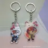Novo Chaveiro Zootopia Periférico do Filme Desenho Animado Judy Nick Casal Fofo Acrílico Dupla Face Chave