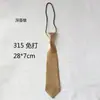 Venta al por mayor de fábrica, corbata pequeña de color sólido, corta, para mujeres y niños, bonita, decorativa, informal, accesorios de uniforme, jersey