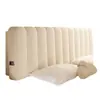 Cojín de Cabecera Estilo Crema Bolsa Suave Rectangular de Respaldo Grande para Dormitorio Color Sólido Almohada de Respaldo de Cama de Alta Gama Extraíble y Lavable