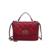 Yuezhi 2026 Verano Nuevo Modelo Bolso de Mano con Patrón de Diamantes, Moda Vintage Versátil Bolso Pequeño Cuadrado de Hombro Cruzado
