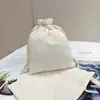 Nueva Bolsa de Algodón con Cordón de Ajuste Algodón de Bambú Bolsa para Joyería Embalaje para Joyería Patrón Espiga Bolsa de Almacenamiento con Impresión de Logotipo Disponible