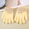 Guantes de Invierno para Bebé Niños Cinco Dedos Dedos Separados Lindos de Niña de Niño Infantiles Engrosados 1-3 Años 2 Cálidos