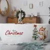 Varias pegatinas de pared con temática navideña que incluyen árboles de Navidad, ardillas y lazos para la decoración de la pared de fondo del hogar, pegatinas de pared autoadhesivas