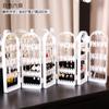 Estante Organizador de Aretes Estilo Tiktok Gran Capacidad Uso en Casa Soporte para Guardar Collares y Aretes Estante de Exhibición Multicapa
