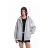 Sudadera con capucha a rayas estilo retro americano para mujer, nueva colección primavera/otoño 2026, corte holgado, moderna y adecuada para parejas como cárdigan