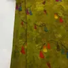 Nueva tela de brocado brillante de rayón estilo chino, vestido cheongsam para mujer, tela estampada Hanfu, patrones personalizables