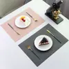 Jogo Americano de Pano Lavável Escandinavo, Mat Isolante para Mesa de Jantar Resistente a Altas Temperaturas e Óleo, Porta-Copos de Luxo para Jantar Ocidental, Logo Imprimível