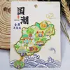 Mangshi Tengchong Atracciones Turísticas Culturales y Creativas Especiales Souvenirs de la Ciudad Tendencia Nacional Imanes de Metal para Nevera Venta al por Mayor