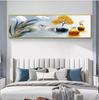 Pintura Decorativa Simple para Pared de Fondo de Cabecera de Dormitorio, Mural para Habitación Principal, Pintura Colgante para Habitación de Huéspedes de Hotel, Sala de Estar, Ambiente Cálido