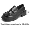 Nuevos Mocasines de Charol Talla Grande de Caña Baja con Suela Gruesa Estilo Británico de Comercio Exterior para Mujer Mocasines Casuales Slip-On