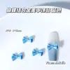 Arte de Unhas Colorida de Macaron, Acessórios de Liga Leve Azul Claro, Urso Azul Lago, Coração, Laço, Decorações de Unhas Pintadas com Spray