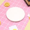 Plato giratorio para pasteles de 14 cm de diámetro, plástico, DIY, suministros de repostería realistas, soporte para decorar, plato giratorio rosa para decorar pasteles