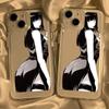 Chica con Cheongsam Oscuro Adecuado para Funda de Teléfono Iphone17 16Pro Nicho X Apple 14 Cobertura Total 15 Sexy Anime