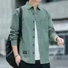 2026 Nueva Camisa Casual de Moda Transfronteriza para Hombre Multicolor, Camisa Juvenil de Marca de Moda con Cuello Campana para Hombre