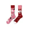 Calcetines de Moda Originales Asimétricos Estilo AB para Mujer Calcetines de Algodón de Verano Zhejiang Arte de Dibujos Animados Personalizado Calcetines de Algodón de Tubo Medio para Hombres y Mujeres