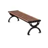 Sillas de Parque, Bancos para Exteriores, Asientos de Ocio para Patio, Aleación de Zinc y Aluminio, Anticorrosión, Madera Maciza, Madera Plástica, Hierro Forjado