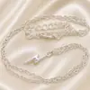 Nuevo collar sencillo hecho a mano con mini relámpagos de metal de joyería transfronteriza europea y americana