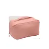 Bolsa de Maquiagem Grande Capacidade Estilo Almofada Portátil para Viagem Organizador de Skincare Bolsa de Higiene Pessoal para Viagem com Compartimentos