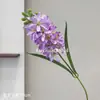 Flor Artificial de Jacinto Individual Transfronteriza Delphinium Morado Set de Boda Arreglo Floral Centro Comercial Exhibición en Ventana Arte Floral
