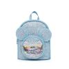 Novas Bolsas Infantis, Nova Moda Desenho Animado Orelhas Redondas, Mochila Lantejoula Laço, Mochila Fofa para Menina