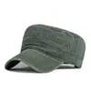 Gorra de Béisbol Lavable de Copa Plana para Hombre, Gorra con Protección Solar para Primavera y Verano, Sombrero de Sol Versátil Transpirable Simple Retro