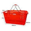 Comprar Cesta de Compras com Rodas, Cesta de Compras de Supermercado, Cesta Portátil, Estrutura de Plástico, Cesta Doméstica, Cesta Grande para Legumes, Haste de Puxar, Metabo Espessado
