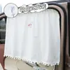 Parasol para coche de algodón bordado protección solar para coche aislamiento térmico parasol lindo de dibujos animados cortina retráctil para coche