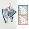 Nuevo Pañuelo de Seda Estampado Digital de Sarga a Doble Cara para Mujer Pañuelo de Flores de Alta Gama Transfronterizo Pañuelo Cuadrado Dulce Fresco para el Pecho Personalizado