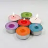 Fábrica de Velas Hebei 50 Peças 2 Horas Casca de Alumínio Branca Parafina Cera de Chá vela de chá