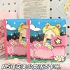 Novo Álbum de Cartas de Folhas Soltas M5 para Meninas Lotus Beauty, Caderno de Aparência Sofisticada, Fecho Magnético Destacável, Diário Fofo para Estudantes