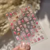 Pegatinas para Uñas Estilo Nuevo Repujadas Populares Serpiente Papelería Pegatinas para Uñas Retro Feliz Año de la Serpiente Al por Mayor Arte para Uñas Retro